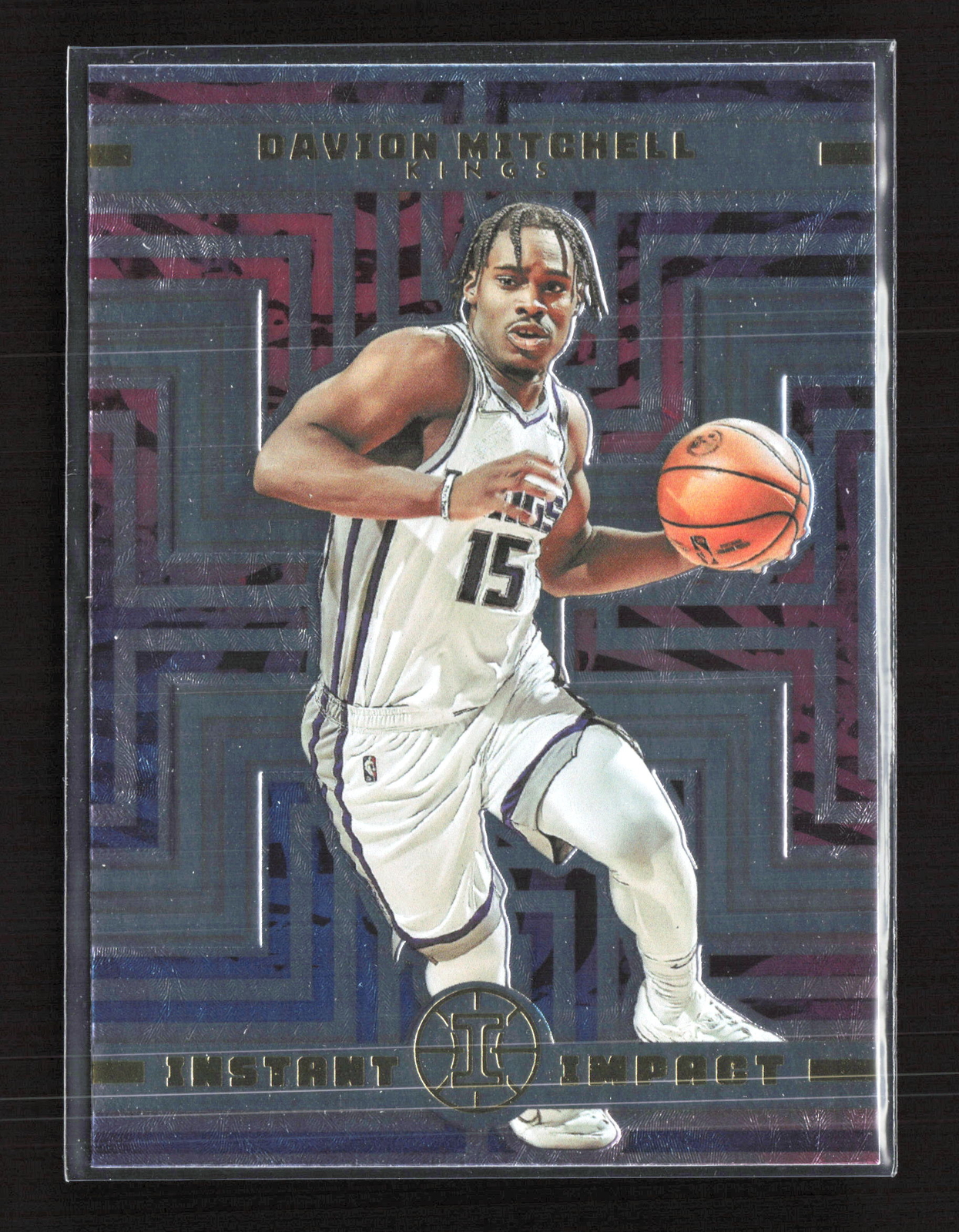 2021-22 Panini Illusions #8 Davion Mitchell Instant Impact