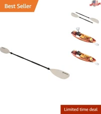 Kayak Paddle Asymmetrical spoon-blades increase your stroke efficiency