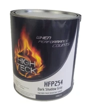 High Teck HFP 254 Ford CX Dark Shadow Gray Metallic Basecoat Auto Paint Gallon
