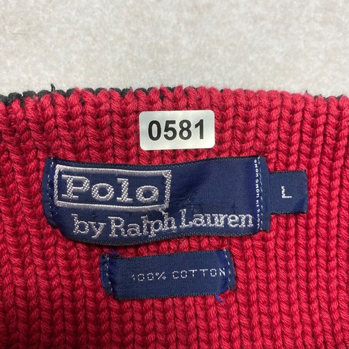 Vintage Polo Ralph Lauren Sweater Women's L Black Long Sleeve Knit Pullover - Picture 3 of 10