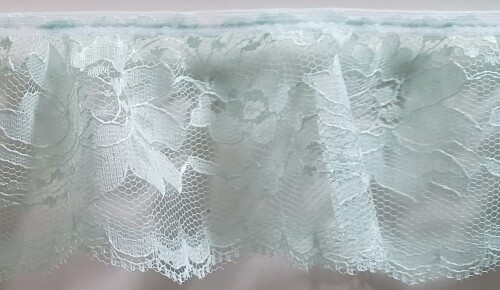 3 Yds. Solid 3" Wide Ruffled/Gathered Soft Lace Color Choices - Picture 16 of 73