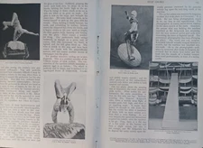 Side Show Freak Circus 1897 Article Phoite Pinaud Troupe Langeneck Letta Salerno