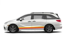 Retro sport stripes decal sticker graphics kit for Honda Odyssey RL6 2020 vinyl