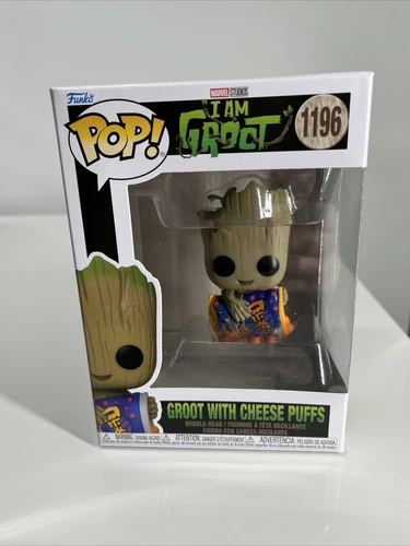 Funko POP! Marvel Studios I Am Groot Groot With Cheese Puffs  #1196
