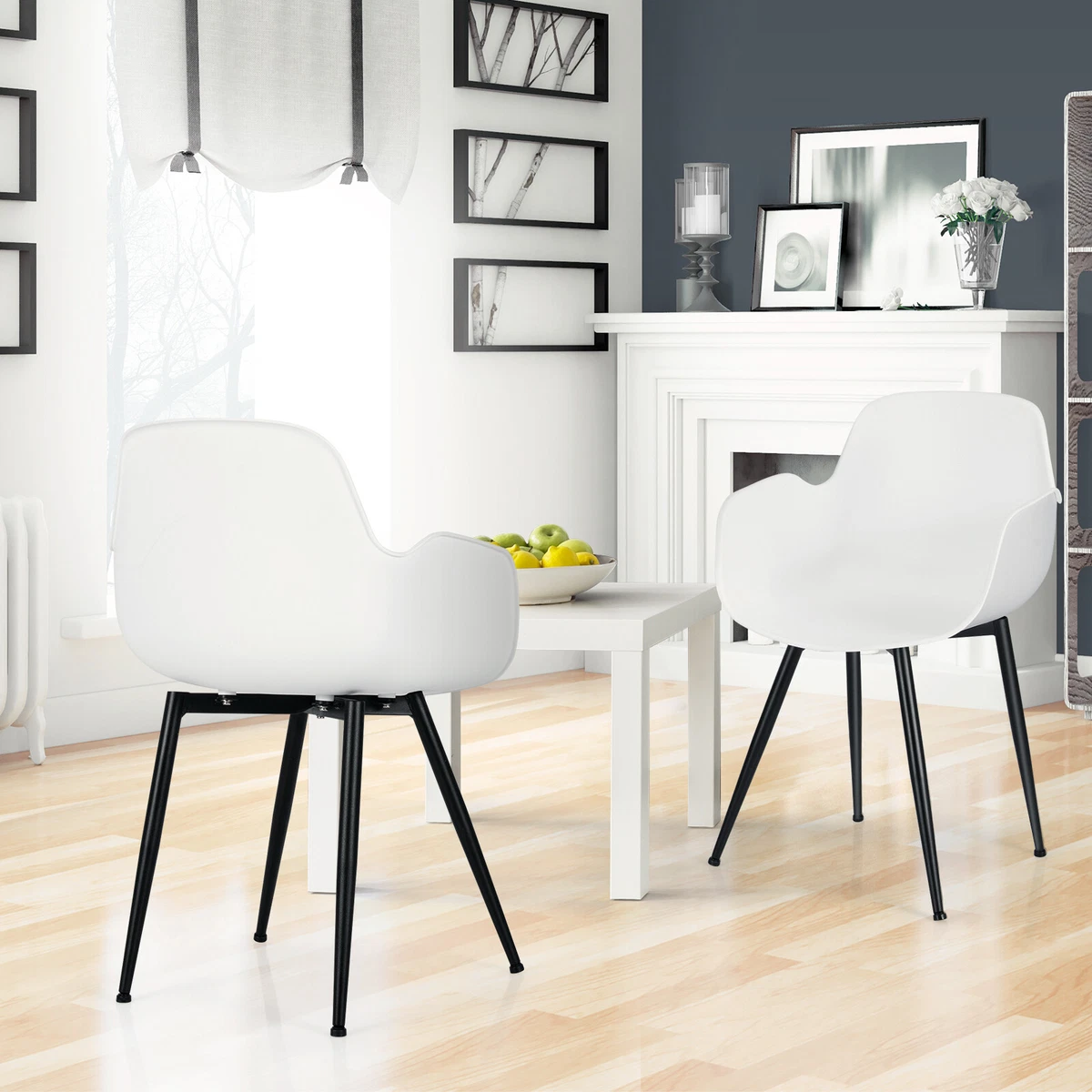 Plastic on sale modern chairs
