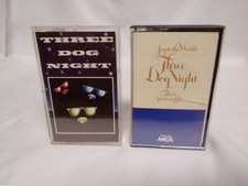  2 THREE DOG NIGHT CASSETTES JOY TO THE WORLD GREATEST HITS