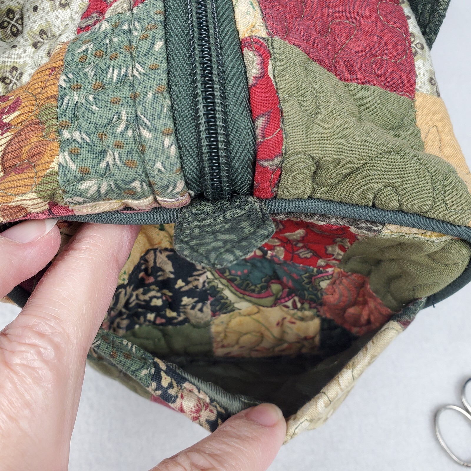 Donna Sharp Quilted Handbag Patchwork Shoulder Ba… - image 7