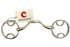 Wilkie Bevel 14MM Mouth Ported Snaffle Bit (UKSALES25®) *SAME DAY DISPATCH*