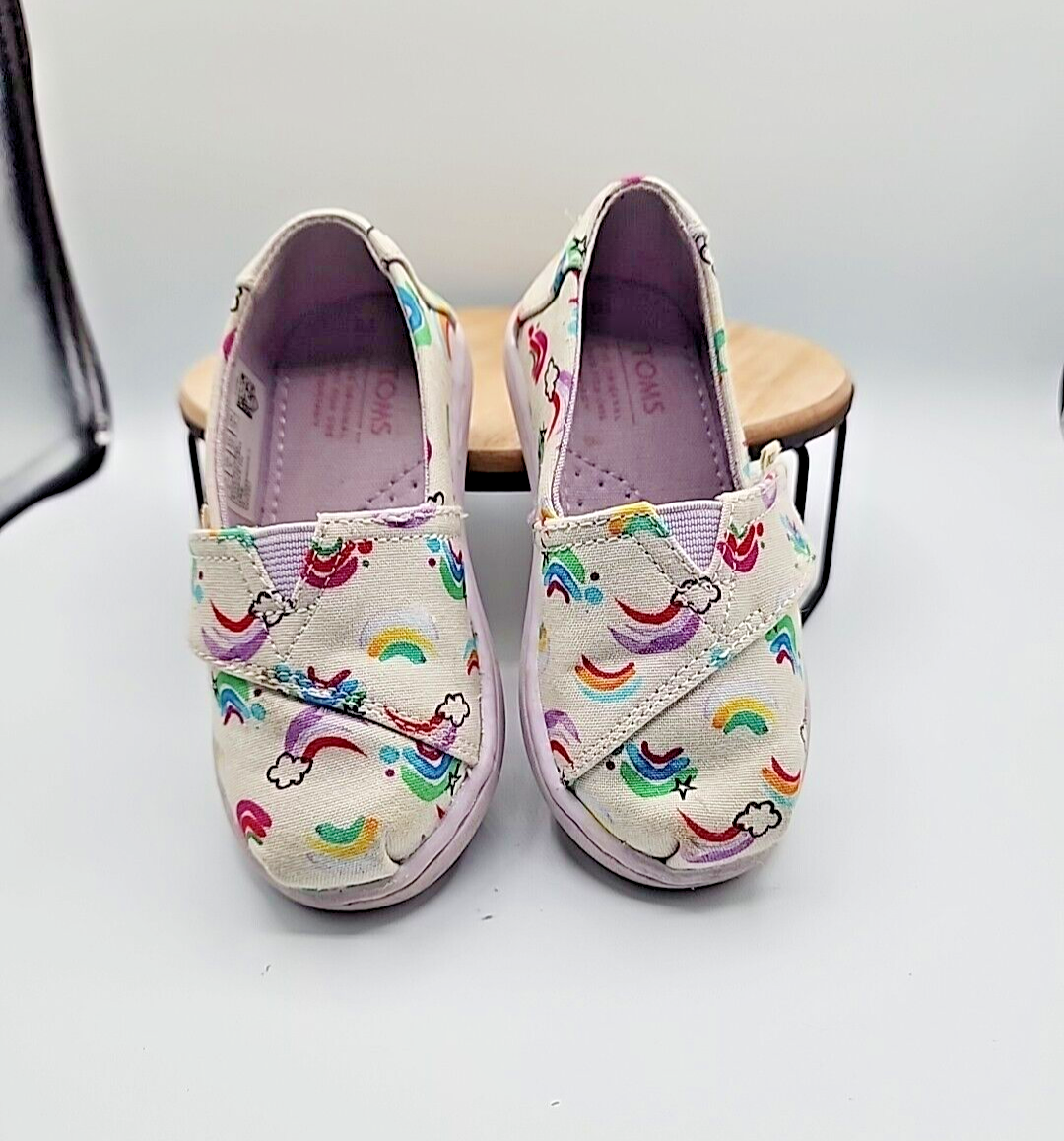 Girls Shoes Toms Cloud Shoes Toms Classic Toddler Girl Rainbow