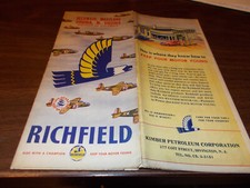 1942 Richfield Delaware/Maryland/Virginia/West Virginia/DC Vintage Road Map