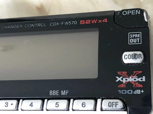 SONY CDX-FW570 XPLOD STEREO SONY CDX-FW570 XPLOD NUR ABDECKPLATTE OEM🟠 - Bild 3 von 12