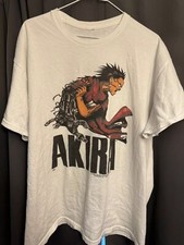 Akira Anime Manga 90s Retro Style White Unisex T shirt Men Women S-5XL