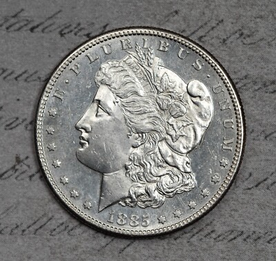 1885-S Morgan Dollar Tough Date Nice Unc Details! #EFF4
