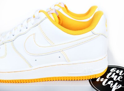 【送料&関税込】Off-White Oeri063 Memphis2107 Orange - Unise Nike Air Force 1 '07 AF1 White Laser Orange Yellow Stitch UK