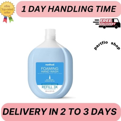 Method Foaming Hand Soap, Refill, Sea Minerals, Recyclable Bottle, Biodegradable