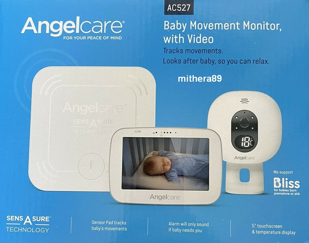 Angelcare AC527 Digital VIDEO MOVEMENT SOUND Baby Monitor