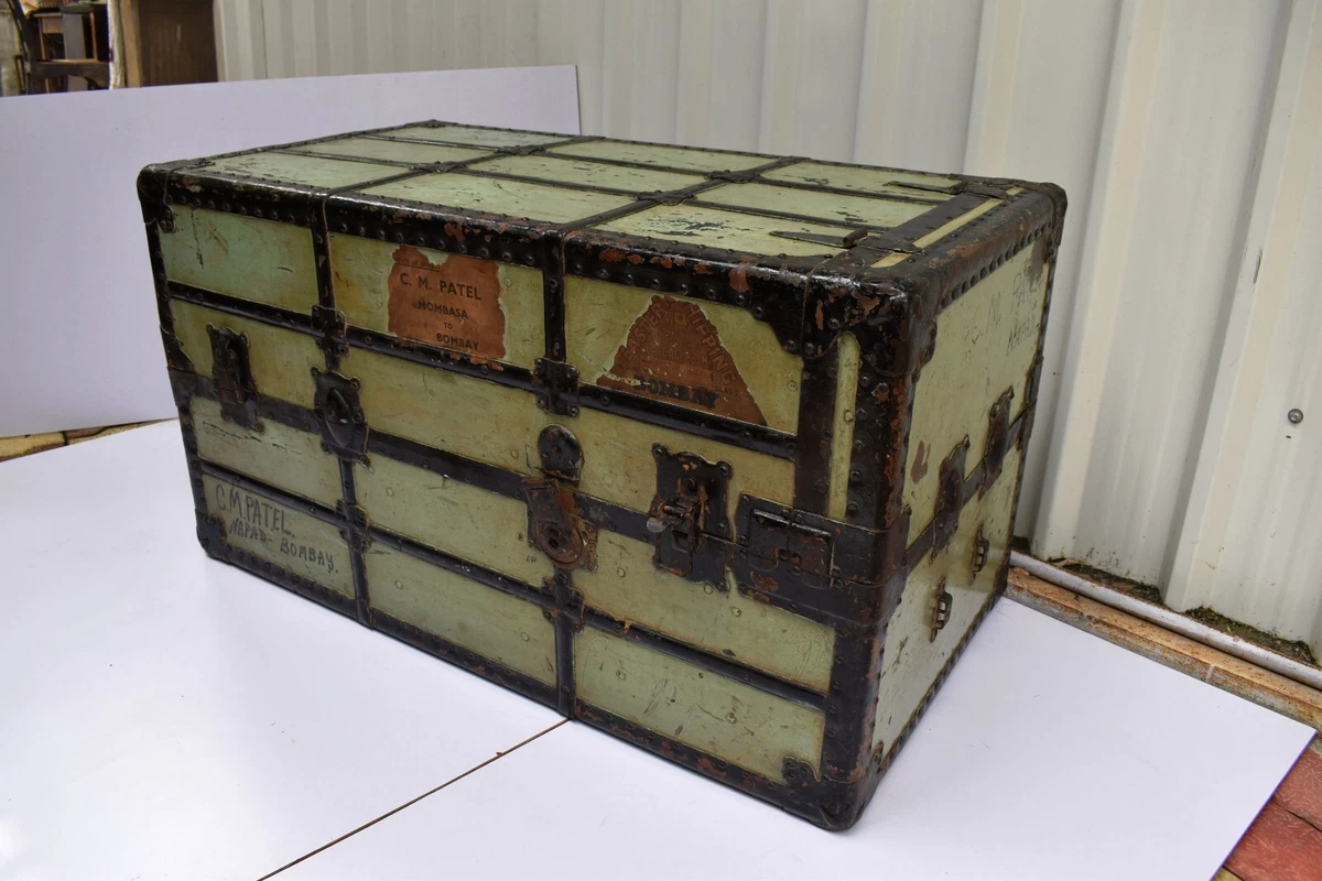 Antique Luxury Goyard Wardrobe Trunk 