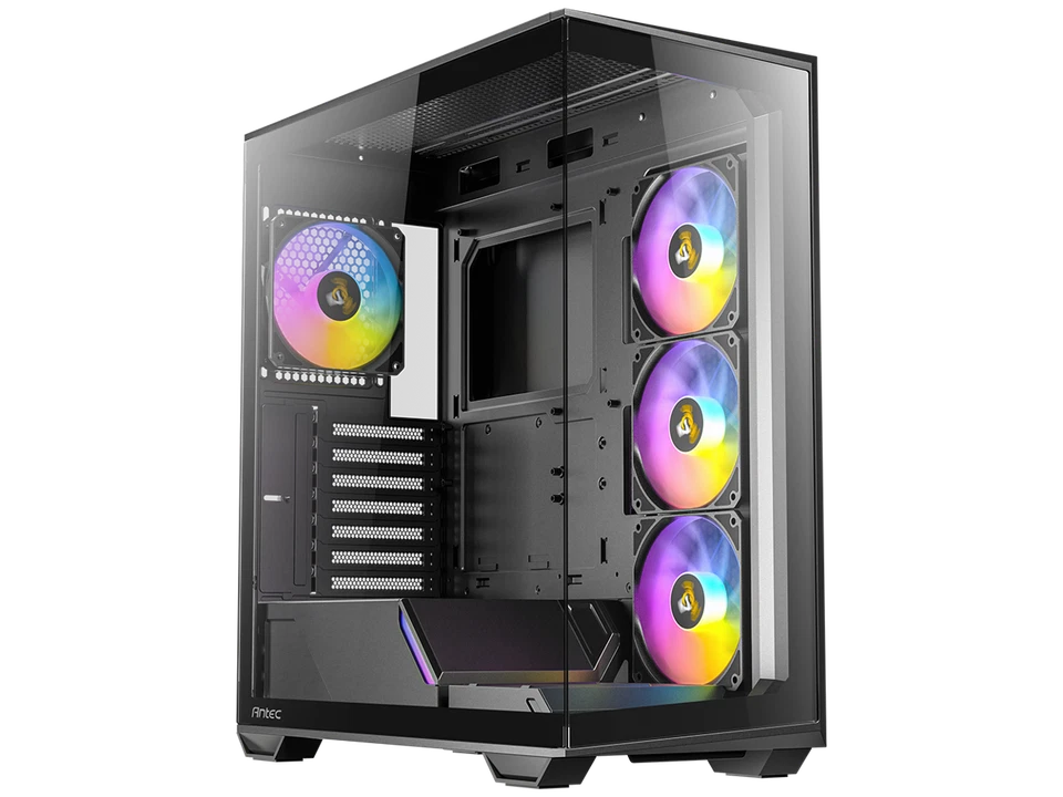 Antec C3 ARGB, 3 x 120mm & 1 x 120mm ARGB PWM Fans Included, Up to 8 Fans Simult - Image 2 of 4