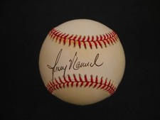 JERRY MANUEL SIGNED OFFICIAL AMERICAN LEAGUE BASEBALL WITH PSA COA