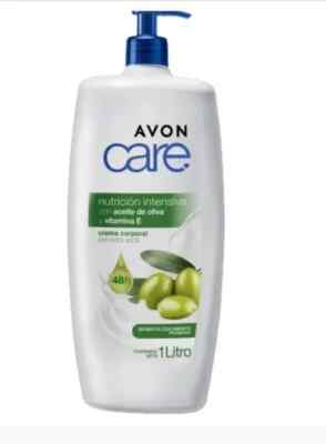 Crema Corporal con ACEITE DE OLIVA Avon Care de 1 litro PARA PIEL EXTRA SECA