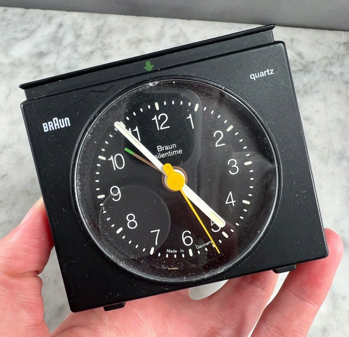 Desk Braun Wecker Homepage Vtg BRAUN SILENTIME Type 4849 AB22