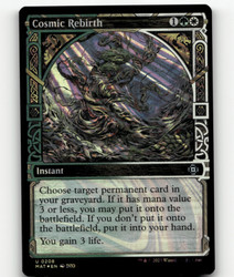 Cosmic Rebirth (Halo Foil) #208 - March of the Machine: The Aftermath
