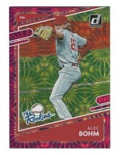 2021 Donruss The Rookies Pink Fireworks Alec Bohm