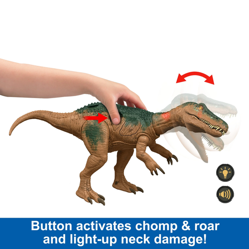 Epic Attack Baryonyx Dinosaur Toy Figure, Double Damage, Lights & Sounds - Picture 2 of 6