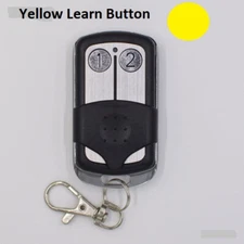 Sears Raynor Replacement Garage Door Opener Key Chain Remote Yellow Learn Button