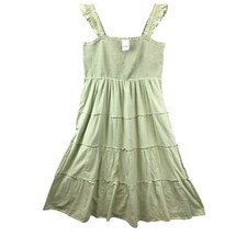 New J.Crew Factory Smocked Tiered Midi Dress size XL