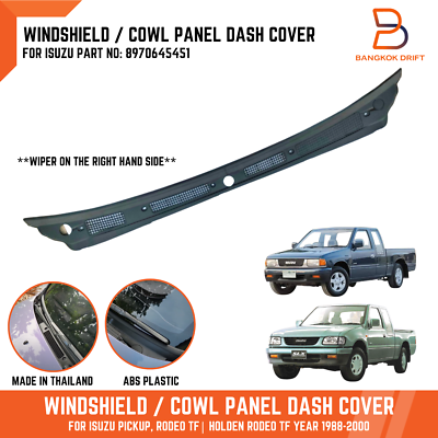 #ad #ad WINDSHIELD COWL GRILLE PANEL DASH COVER FOR ISUZU PICKUP TF 88 00 $140.00
