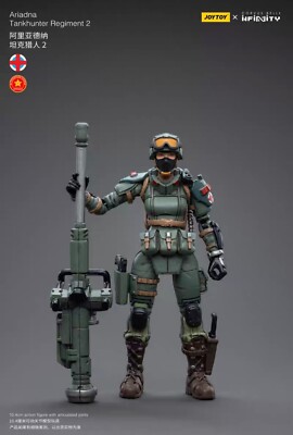 1/18 JOYTOY JT4805 Ariadna Tankhunter Regiment 2 Action Figure H10.6cm/4.2in