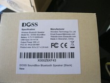 DOSS Soundbox Portable Wireless Bluetooth Speaker - Black