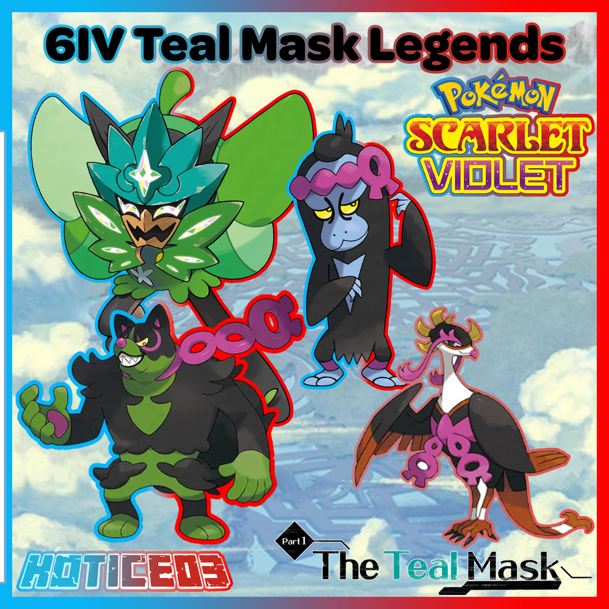 POKEMON SCARLET DLC THE TEAL MASK - PART 1 