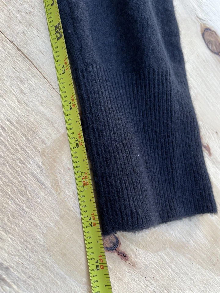 Apt 9 Womens argyle cashmere v-neck sweater XL black blue green Office Soft - Image 4 of 4