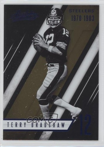 Terry Bradshaw [Spectrum Blue] #118 2016 Panini Absolute card