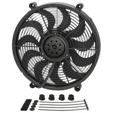 Derale Cooling Fan 18217; H.O. RAD 17 in. Electric, 2400cfm 23.5 amps, Push/Pull