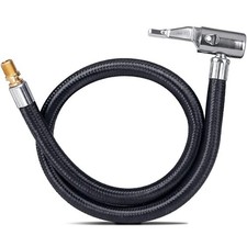 Car Tire Inflator Hose Adapter Quick Connect & Release, Lock on Air Chuck