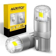 2x AUXITO T10 168 194 LED License Plate Light Bulb Interior Bulbs White 6000K