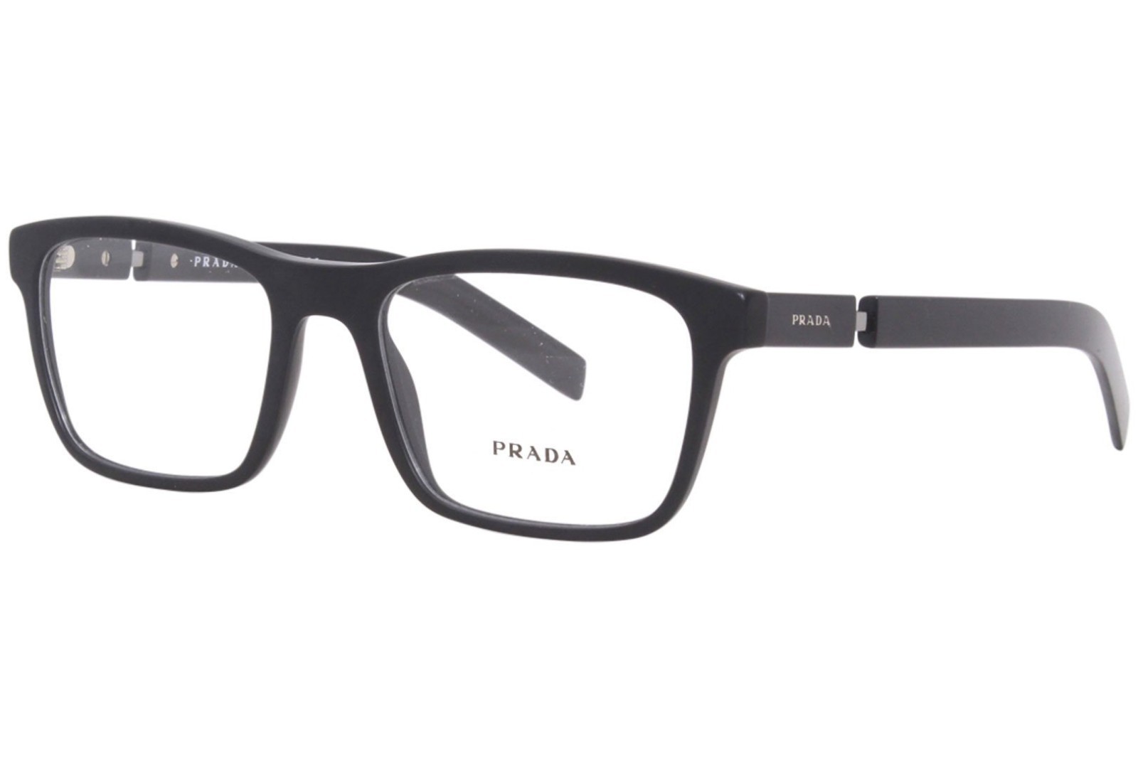 Prada VPR 16X 1B0-1O1 Black 55mm Eyeglass Frames New 42mm