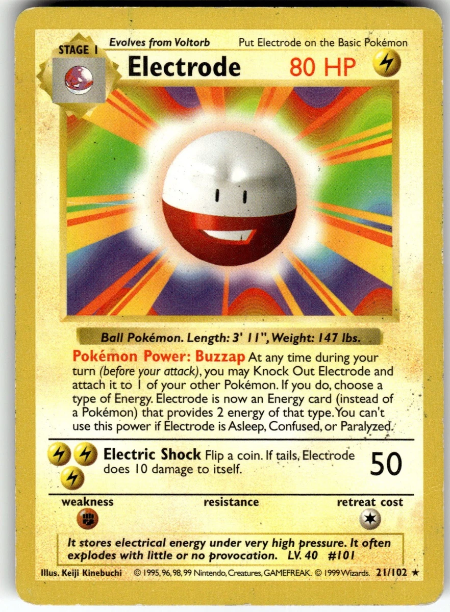 Electrode Pokémon TCG Cards for sale | eBay