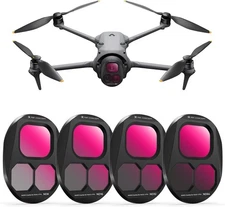 K&F Concept 4Pack ND Filter Set ND8/16/32/64 Light Reduction for DJI Mavic 4 Pro