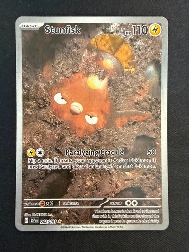Stunfisk 202/191 Sv08: Surging Sparks Holo