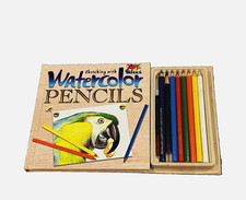 Art Tricks Sketching with Watercolor Pencils Kit Book  Multicolor Pencil Set