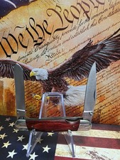 RARE Vintage Kershaw 4390 "Double Cross" 2 Blade folding knife