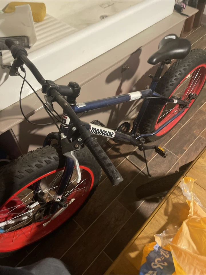 Mongoose Dolomite Fat Tire Bike - Red/Blue - Image 3 of 4
