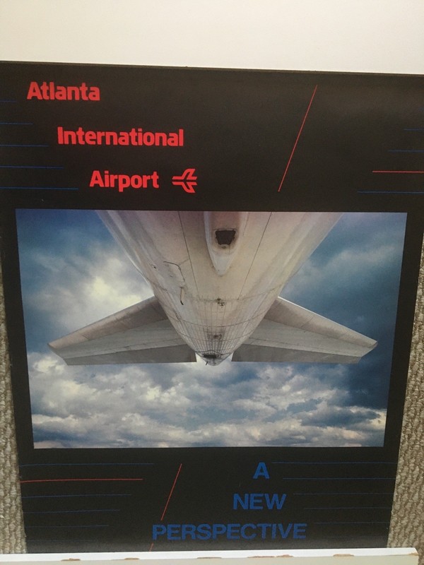 Atlanta International Airport A New Perspective Poster 24” X 32”