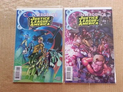 CONVERGENCE JUSTICE LEAGUE OF AMERICA 1-2 NM Complete 2015 Series DC Comics