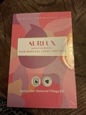 Aurlux Hair Removal Trilogy Kit 3 Step Set Brand New In Box Sealed