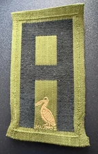 RARE ORIGINAL WW1 US 1st ARMY RAILWAY ARTILLERY PELICAN LIBERTY LOAN PATCH EXC-